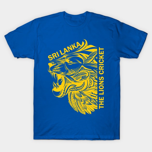 Sri Lanka Cricket The Lions Memorabilia T-Shirt by CGD